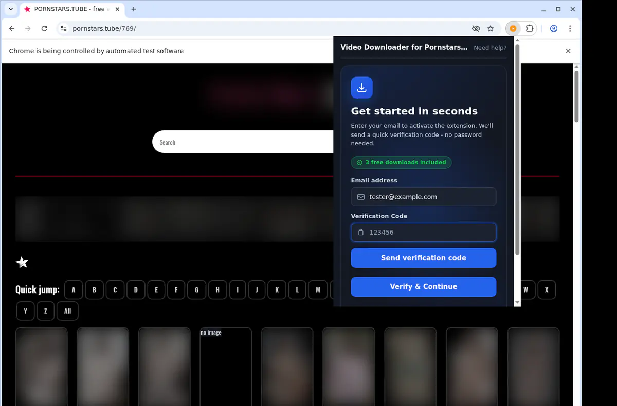 Pornstarstube Video Downloader screenshot 4
